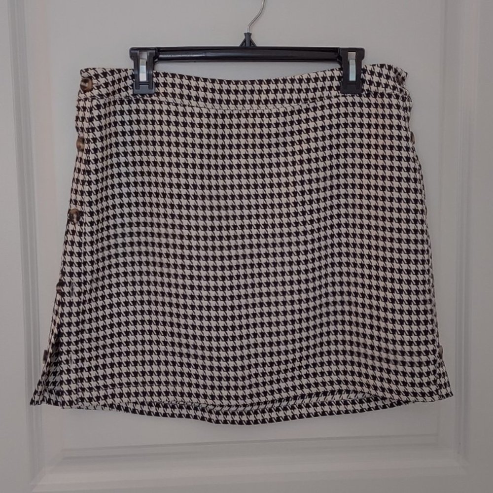 Sugar + Lips Hounds Tooth  Skirt